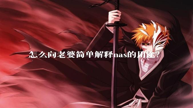 怎么向老婆简单解释nas的用途？